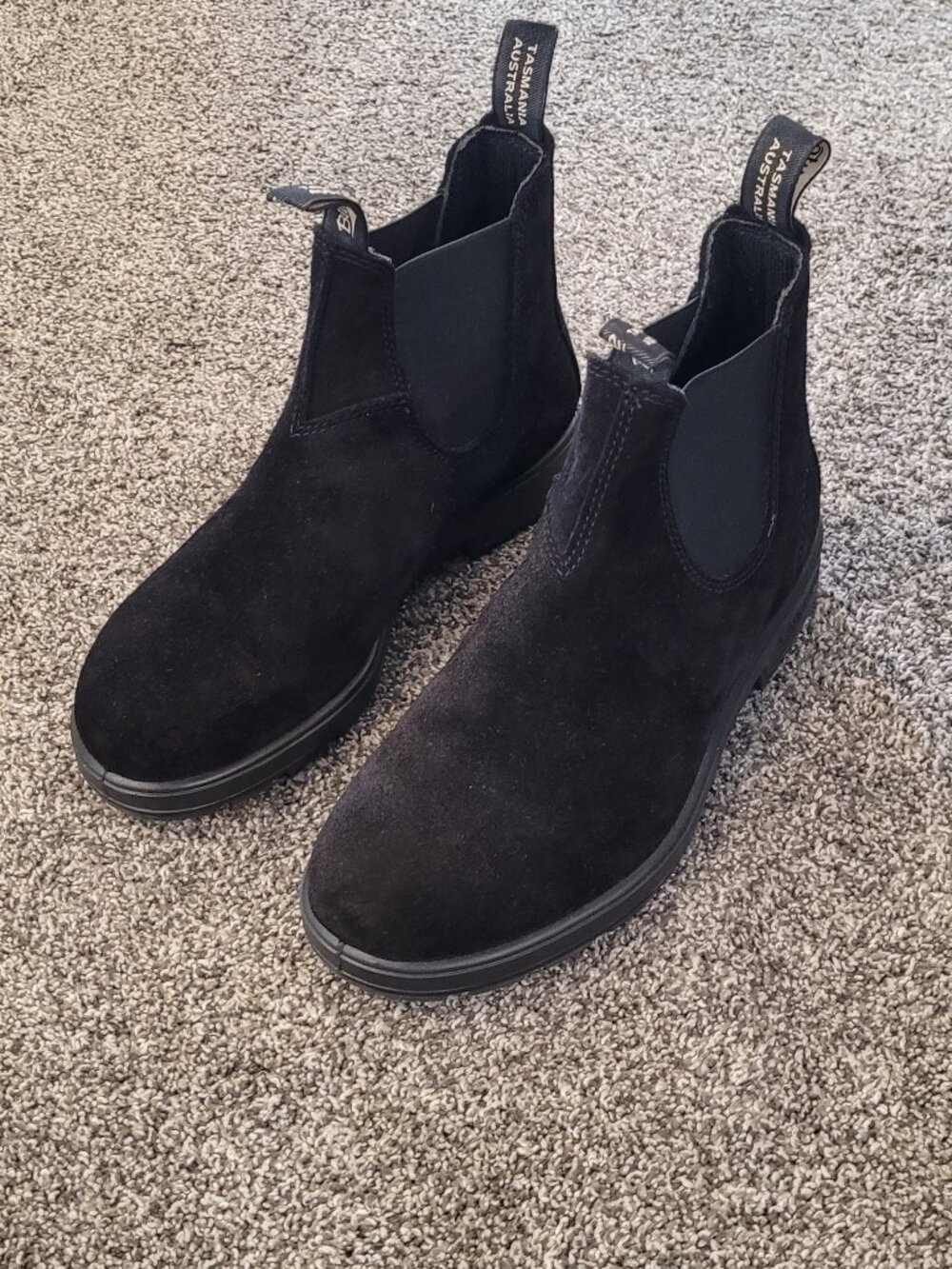 Blundstone Black Suede Boots